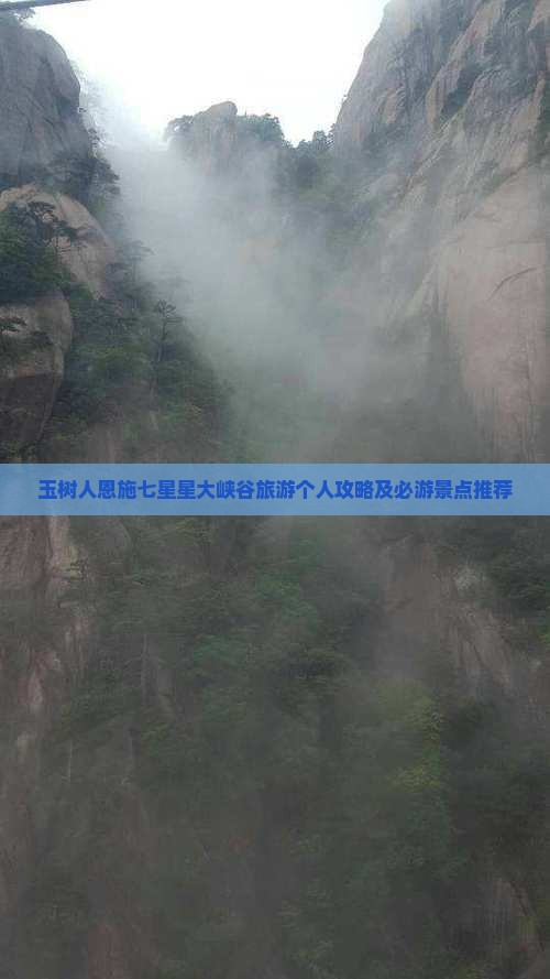 玉树人恩施七星星大峡谷旅游个人攻略及必游景点推荐