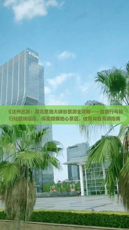 《达州出发：湖北恩施大峡谷旅游全攻略——自由行与旅行社路线信息，探索蝴蝶地心景区，住宿与自驾游指南》