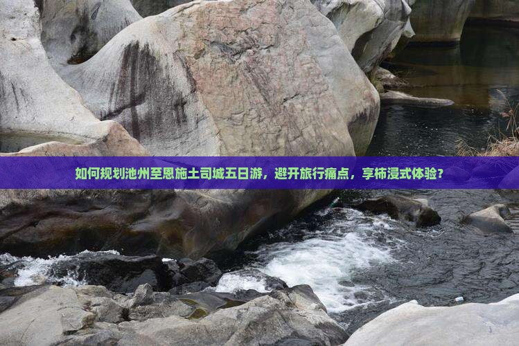 如何规划池州至恩施土司城五日游，避开旅行痛点，享柿浸式体验？