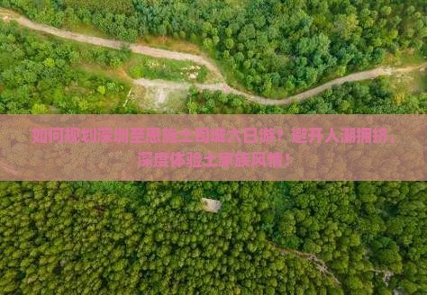如何规划深圳至恩施土司城六日游？避开人潮拥挤，深度体验土家族风情！