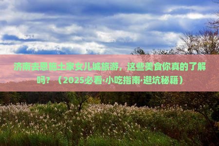 济南去恩施土家女儿城旅游小吃