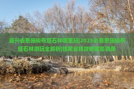 嘉兴去恩施梭布垭石林哪里玩