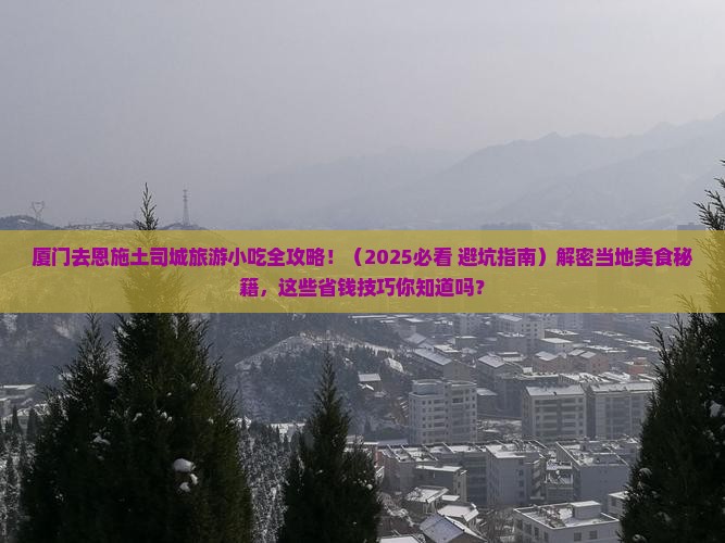 厦门去恩施土司城旅游小吃