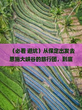 保定到恩施大峡谷大型旅游团 保定到恩施大峡谷大型旅游团