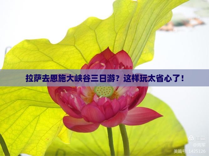 拉萨去恩施大峡谷三日游