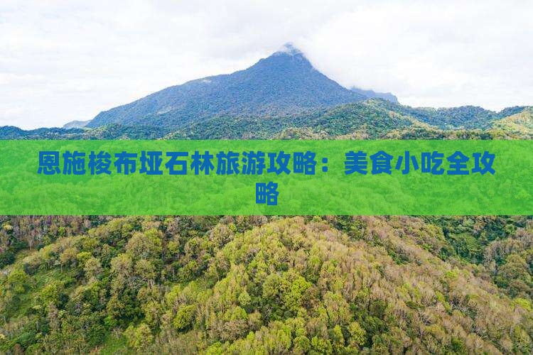 酒泉到恩施梭布垭石林旅游小吃
