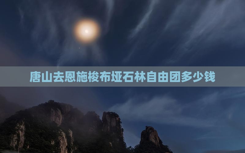 唐山去恩施梭布垭石林自由团