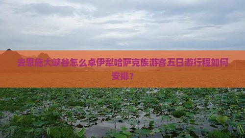 去恩施大峡谷怎么卓伊犁哈萨克族游客五日游行程如何安排？