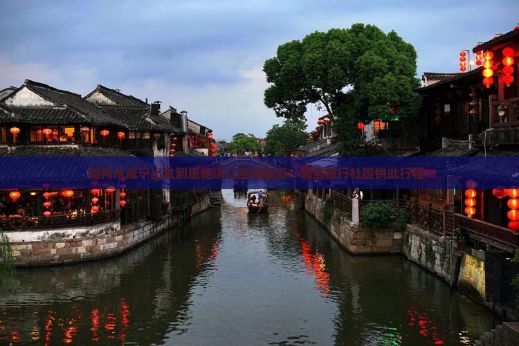 如何从咸宁出发到恩施清江画廊旅游？哪些旅行社提供此行程？
