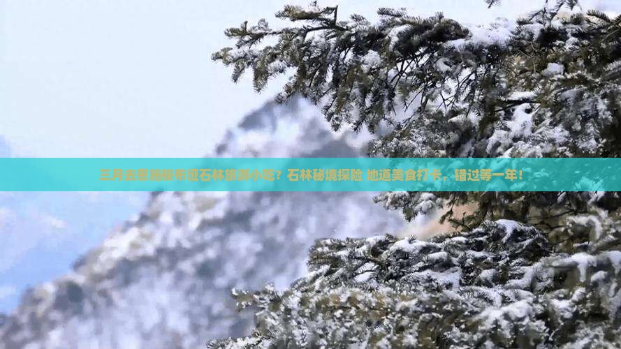 三月去恩施梭布垭石林旅游小吃？石林秘境探险+地道美食打卡，错过等一年！