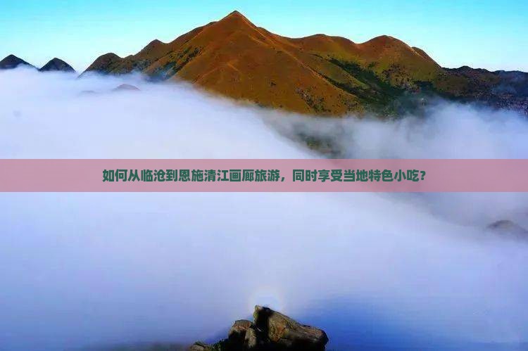 如何从临沧到恩施清江画廊旅游，同时享受当地特色小吃？