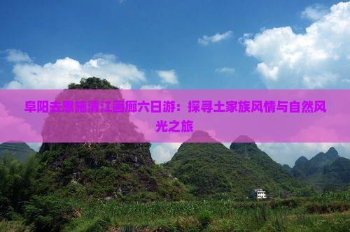 阜阳去恩施清江画廊六日游：探寻土家族风情与自然风光之旅