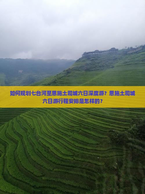 如何规划七台河至恩施土司城六日深度游？恩施土司城六日游行程安排是怎样的？