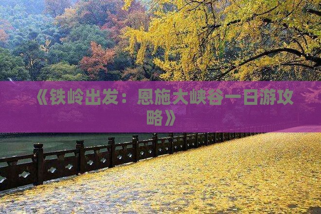 《铁岭出发：恩施大峡谷一日游攻略》