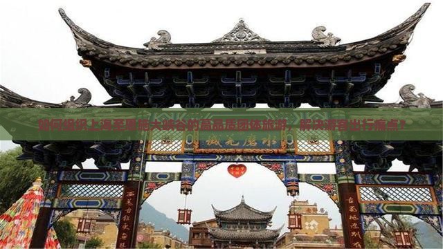 如何组织上海至恩施大峡谷的高品质团体旅游，解决游客出行痛点？