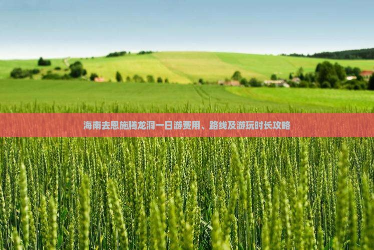 海南去恩施腾龙洞一日游费用、路线及游玩时长攻略
