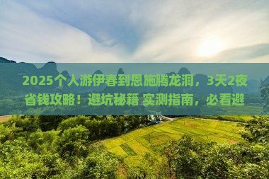 伊春去恩施腾龙洞个人游