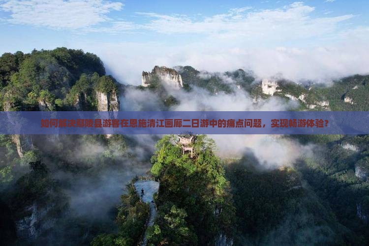 如何解决鄢陵县游客在恩施清江画廊二日游中的痛点问题，实现畅游体验？