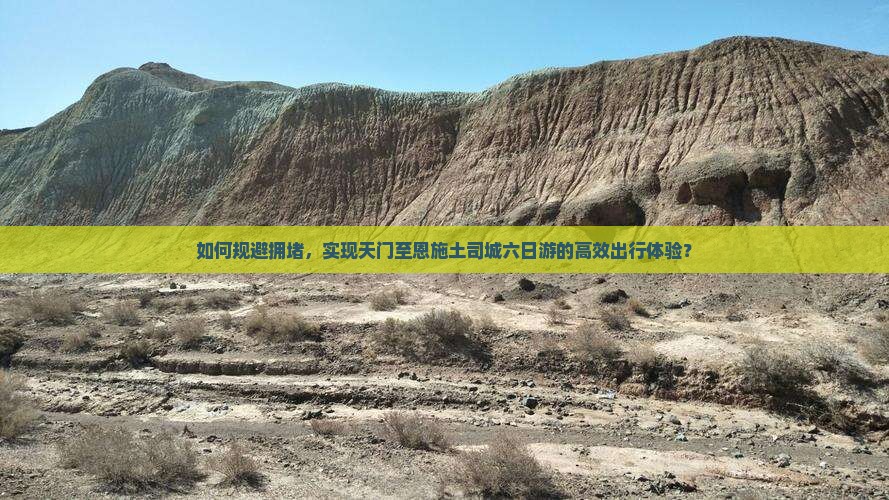 如何规避拥堵，实现天门至恩施土司城六日游的高效出行体验？