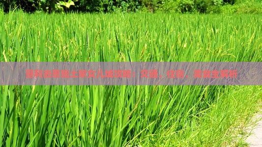 垦利去恩施土家女儿城攻略：交通、住宿、美食全解析