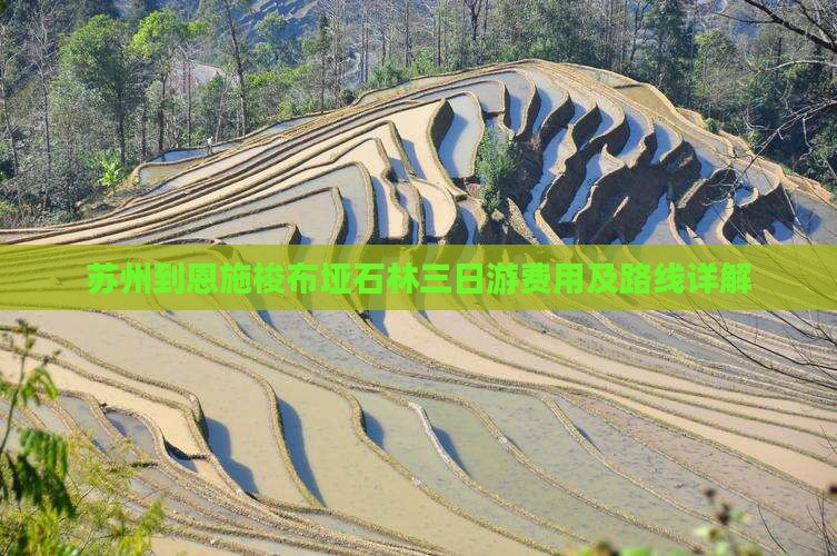 苏州到恩施梭布垭石林三日游费用及路线详解