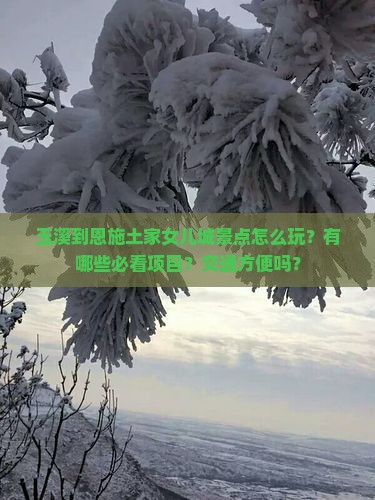 玉溪到恩施土家女儿城景点怎么玩？有哪些必看项目？交通方便吗？