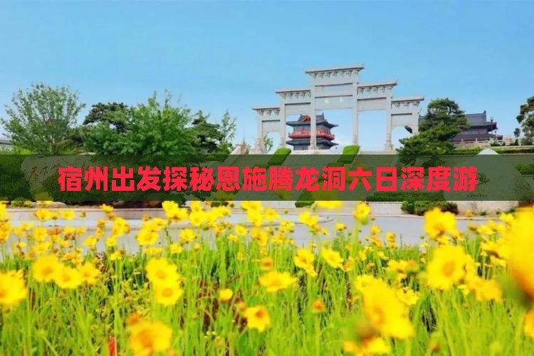 宿州出发探秘恩施腾龙洞六日深度游