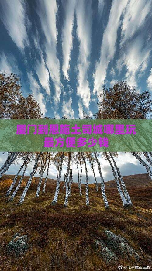 厦门到恩施土司城哪里玩最方便多少钱