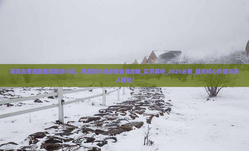 来宾去恩施腾龙洞旅游小吃