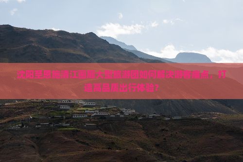 沈阳至恩施清江画廊大型旅游团如何解决游客痛点，打造高品质出行体验？