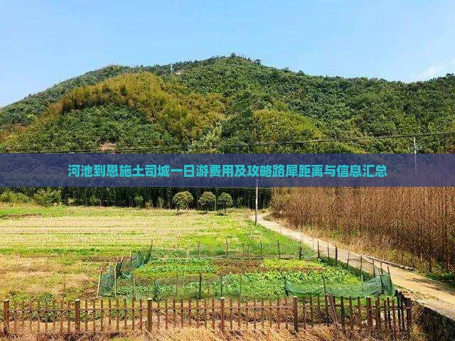 河池到恩施土司城一日游费用及攻略路犀距离与信息汇总