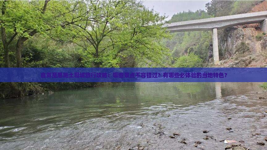 自贡至恩施土司城旅行攻略：哪些景点不容错过？有哪些必体验的当地特色？