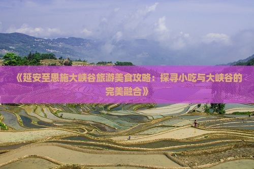 《延安至恩施大峡谷旅游美食攻略：探寻小吃与大峡谷的完美融合》
