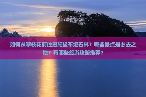 如何从攀枝花前往恩施梭布垭石林？哪些景点是必去之地？有哪些旅游攻略推荐？