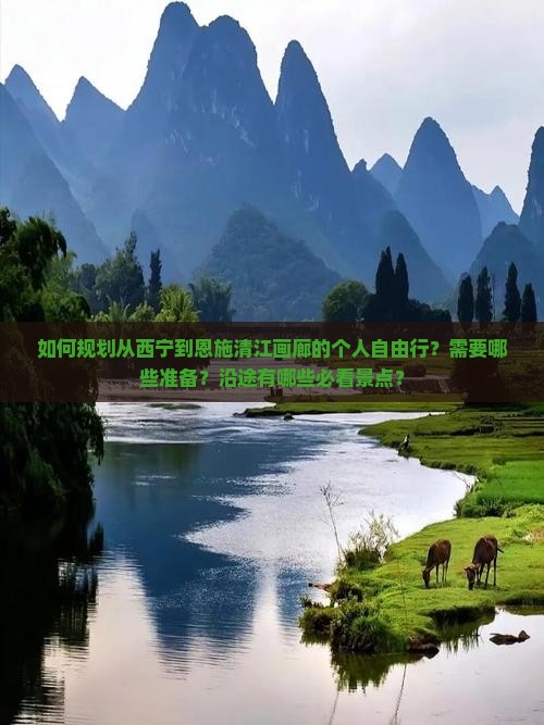 如何规划从西宁到恩施清江画廊的个人自由行？需要哪些准备？沿途有哪些必看景点？