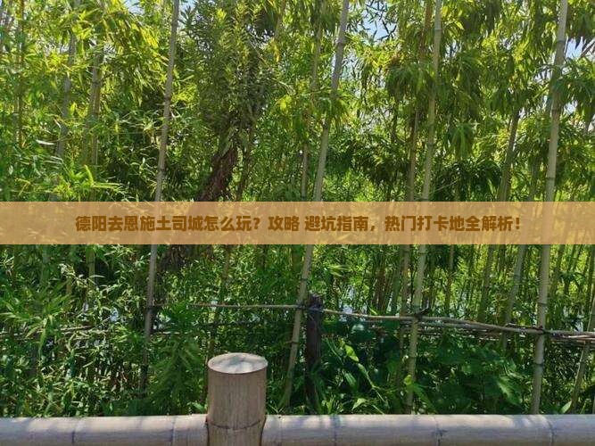 德阳去恩施土司城景点