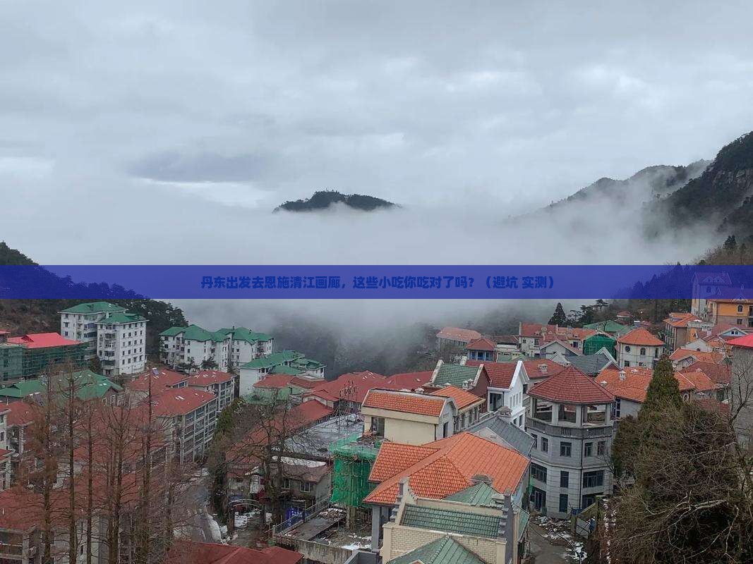 丹东去恩施清江画廊旅游小吃