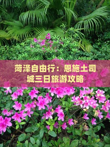 菏泽自由行：恩施土司城三日旅游攻略