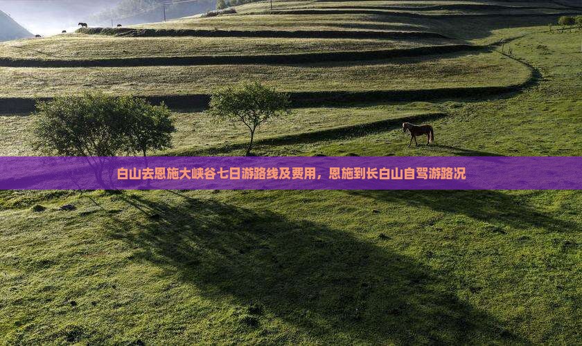 白山去恩施大峡谷七日游路线及费用，恩施到长白山自驾游路况