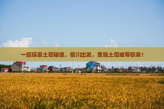 一起探索土司秘境，银川出发，恩施土司城等你来！