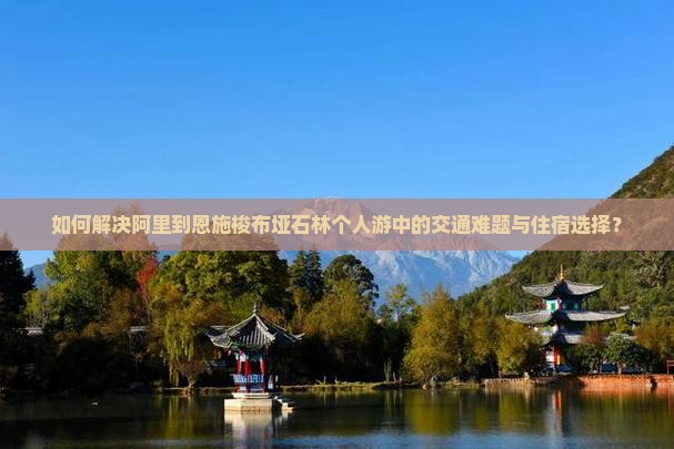 如何解决阿里到恩施梭布垭石林个人游中的交通难题与住宿选择？