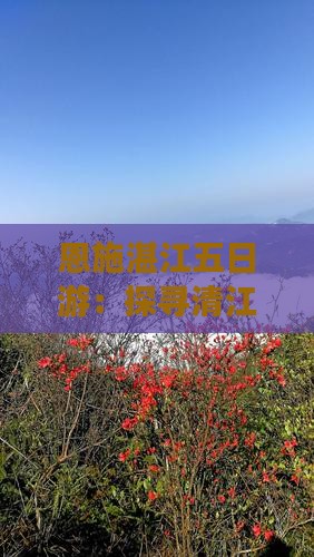 恩施湛江五日游：探寻清江画廊的自然奇观