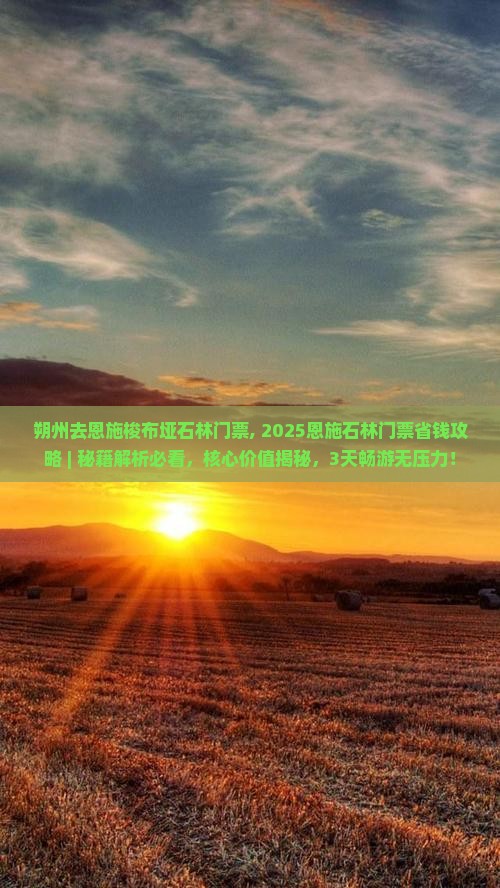 朔州去恩施梭布垭石林门票