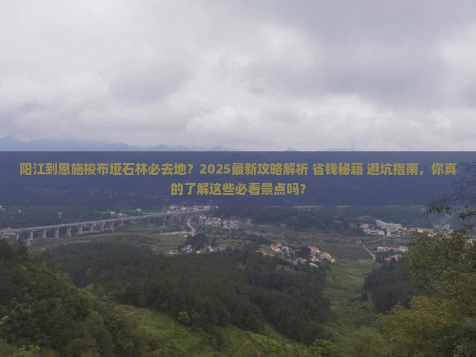阳江到恩施梭布垭石林必去地