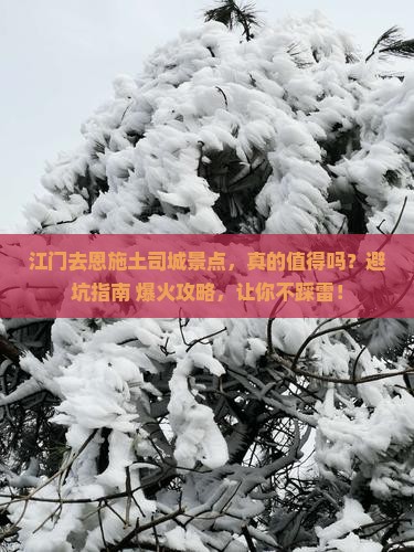 江门去恩施土司城景点