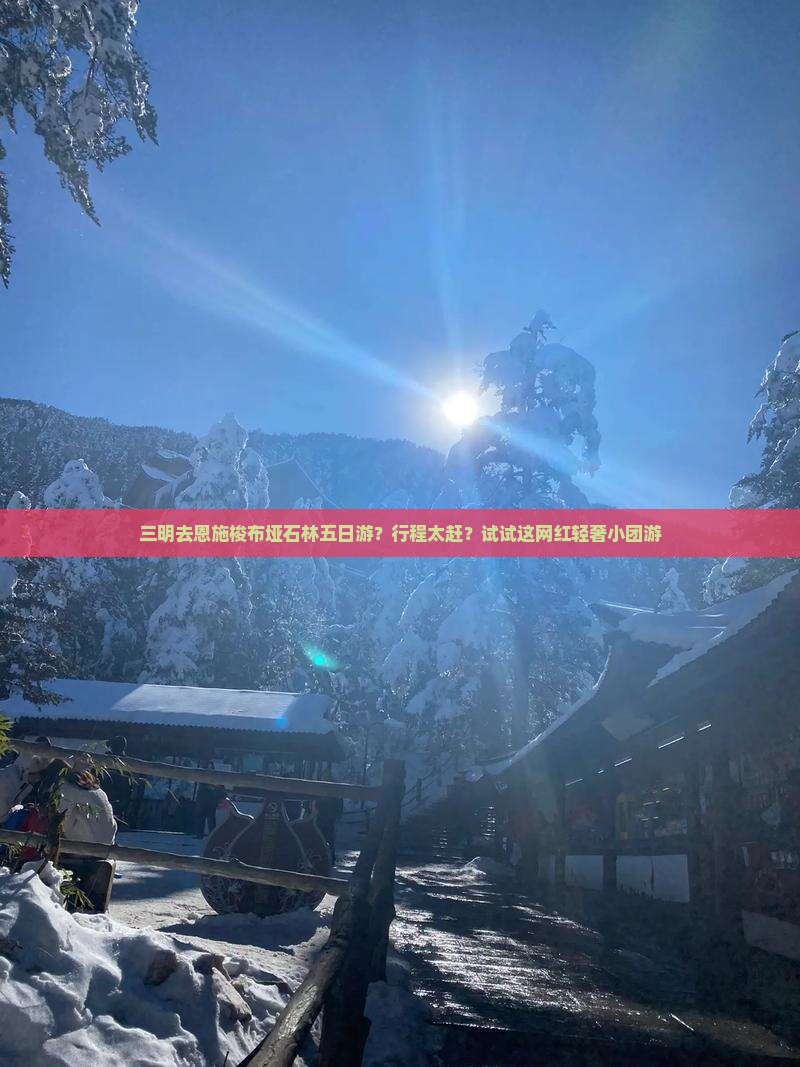三明去恩施梭布垭石林五日游？行程太赶？试试这网红轻奢小团游