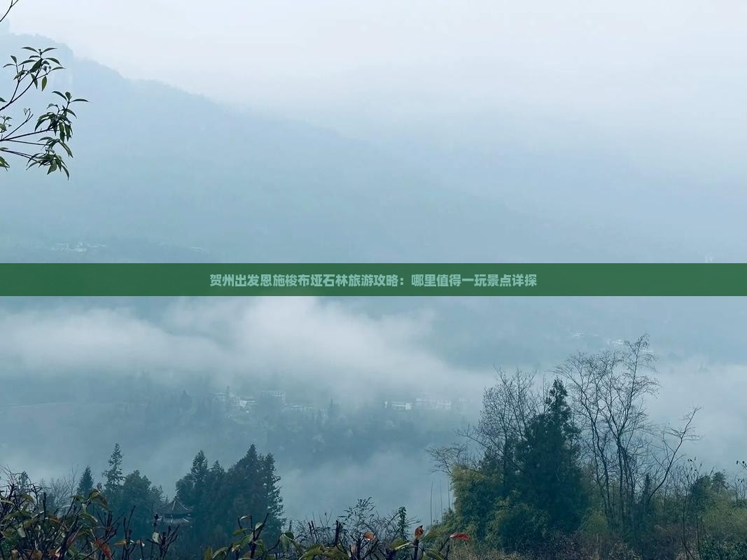 贺州出发恩施梭布垭石林旅游攻略：哪里值得一玩景点详探