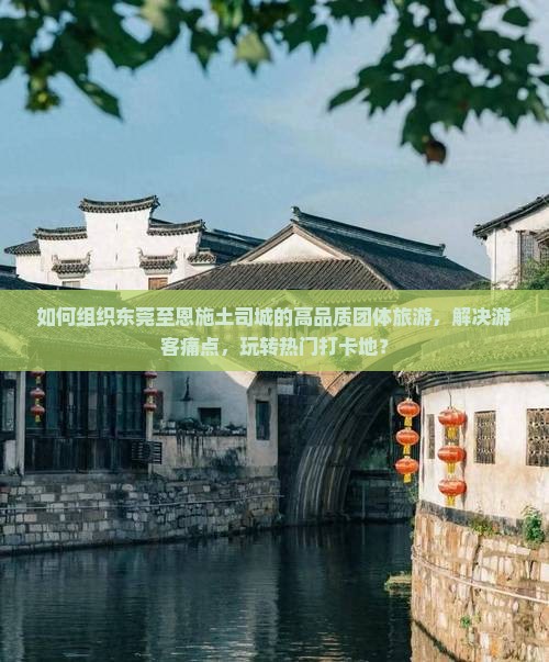 如何组织东莞至恩施土司城的高品质团体旅游，解决游客痛点，玩转热门打卡地？