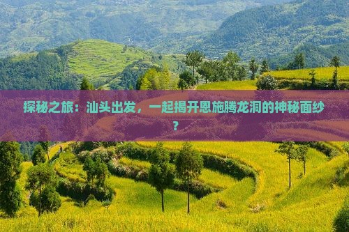 探秘之旅：汕头出发，一起揭开恩施腾龙洞的神秘面纱？