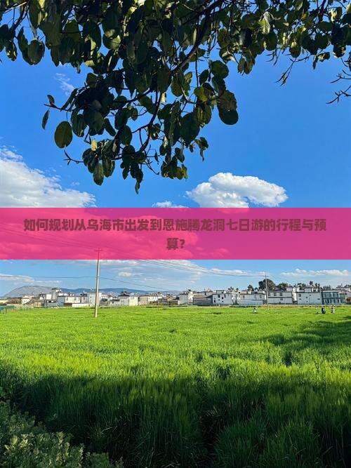 如何规划从乌海市出发到恩施腾龙洞七日游的行程与预算？